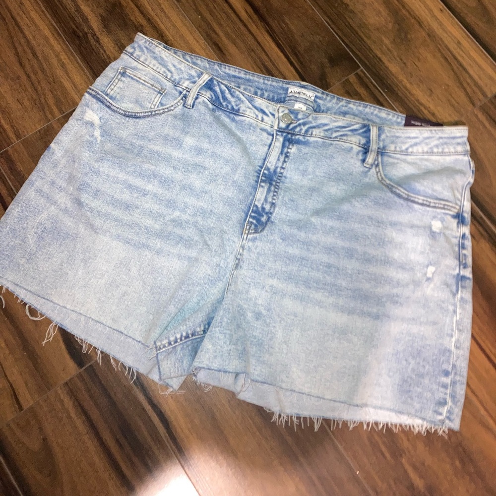 Plus Jean Shorts